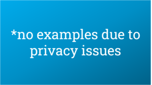 no examples privacy
